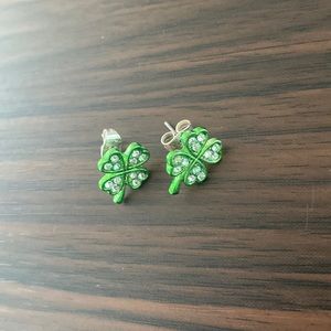 Shamrock St Patricks Day Earrings